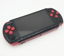 PSP 3000 Black Red Console only No battery Tested  Region Free Sony Japan
