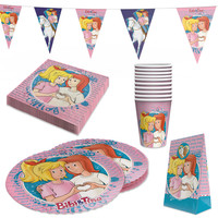 Bibi & Tina 47-Tlg. Geburtstag - Party Deko Set Mit Wimpel GeschenktüTen