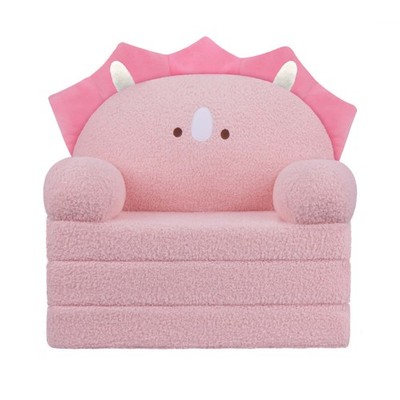 MOONBEEKI Comfy Toddler Chair, Kids Couch Fold Out To Lounger-FGQA