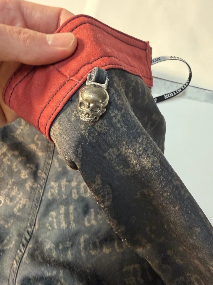 Pantalones Cortos de Tabla Para Hombre Talla 34 Con Gráfico de Calavera Con Medidas Foto 4 de 4