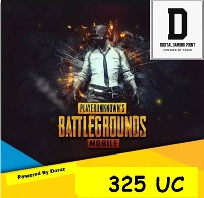 PUBG Mobile 325 UC Top-Up | Instant Delivery (Player ID)