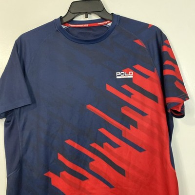 Ralph Lauren Polo Sport Light Weight T Shirt Mens Large USA Stars