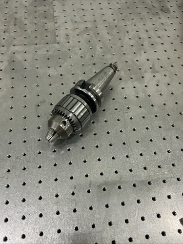 JACOBS 14N 3JT BALL BEARING SUPER CHUCK 0” - 1/2” BRINEY BT40 TOOL HOLDER