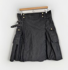 JKA Utility Kilt - Modern Kilts - Faded Black / Dark Gray Sz 38