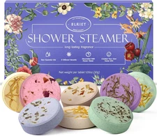 Shower Steamers Aromatherapy Spa Gifts for Women 8 Pack, Shower Bombs Birthday G