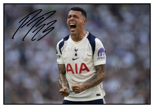 12807. Pedro Porro Signed Pictures (A4 Prints) Tottenham Hotspur Spain Sporting
