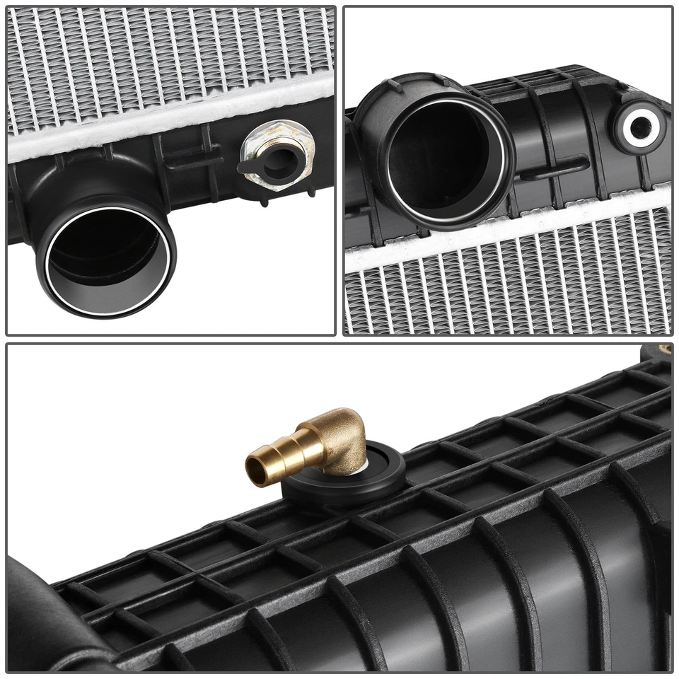 Radiador de núcleo de aluminio Fit 08-19 114SD Coronado Western Star 4900EX 4900FA de 2 filas Foto 4 de 4