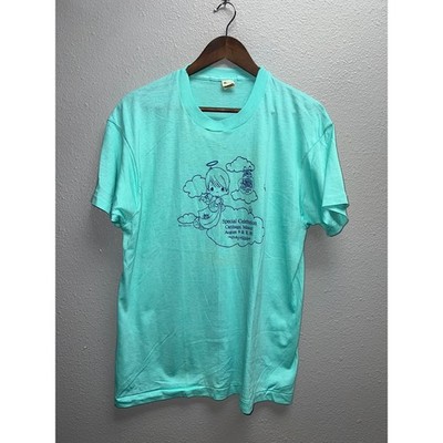 Vintage Precious Moments Shirt The Enesco Collectors Club Carthage 1991 Tee VTG