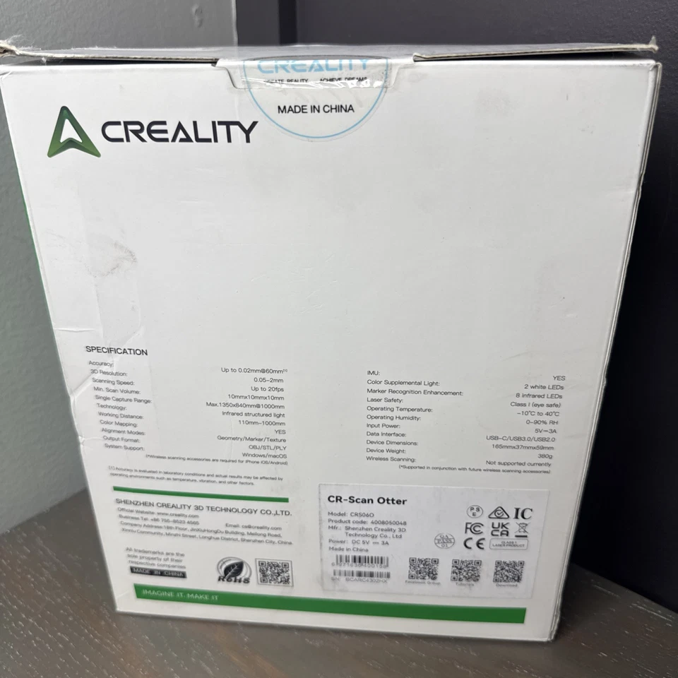 Creality CRS06O Handheld 3D Scanner CR-Scan Otter for 3D Printing * Sealed * - Image 2 of 4