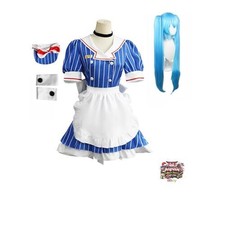Hatsune Miku Mesmerizer Cosplay Costume with Wig and Hat Maid Outfit Perfect for