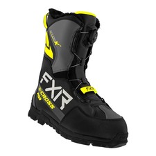 FXR X-Cross Pro BOA Snow Boots Waterproof Insulated Fixed Liner Black/Hi-Vis
