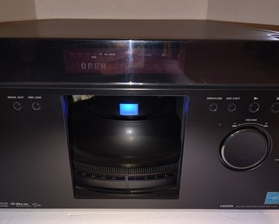 AS IS Sony BDP-CX960 Mega Changer 400-Blu-ray/DVD/CD Player with