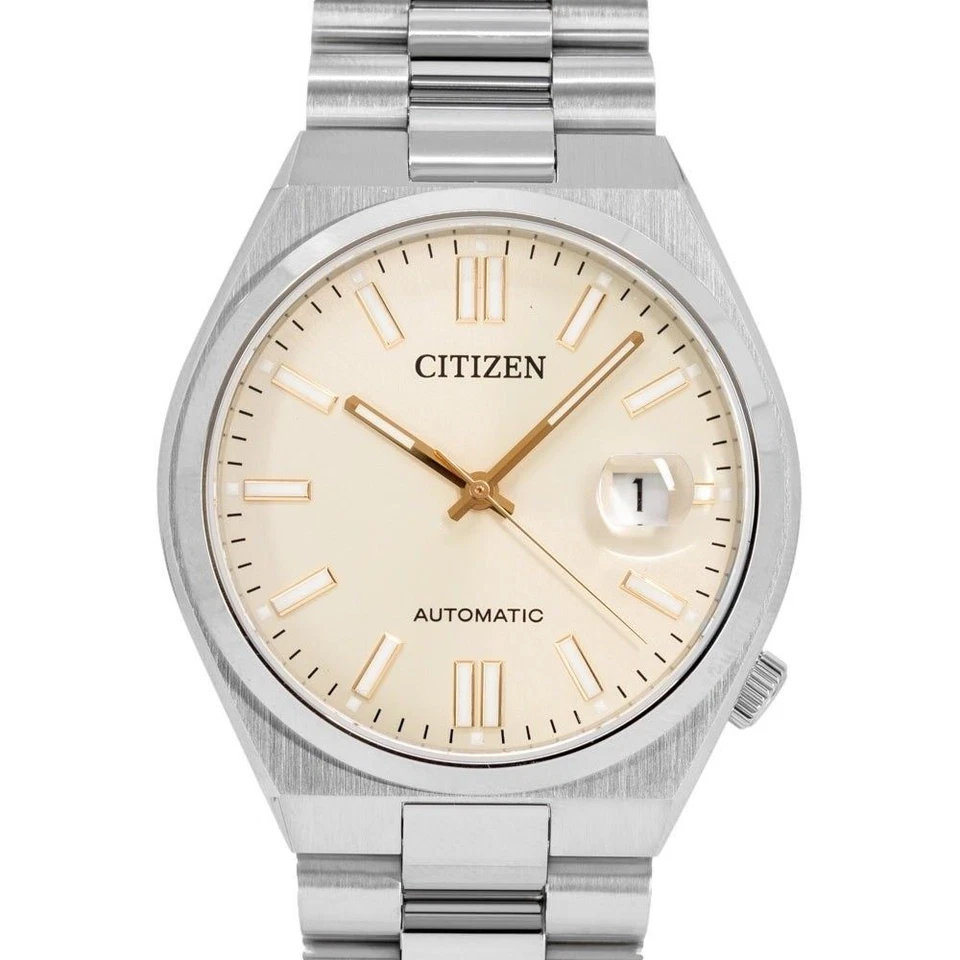 Citizen Tsuyosa Stainless Steel Beige Dial Automatic NJ0151-88W Men's Watch - Image 3 of 4