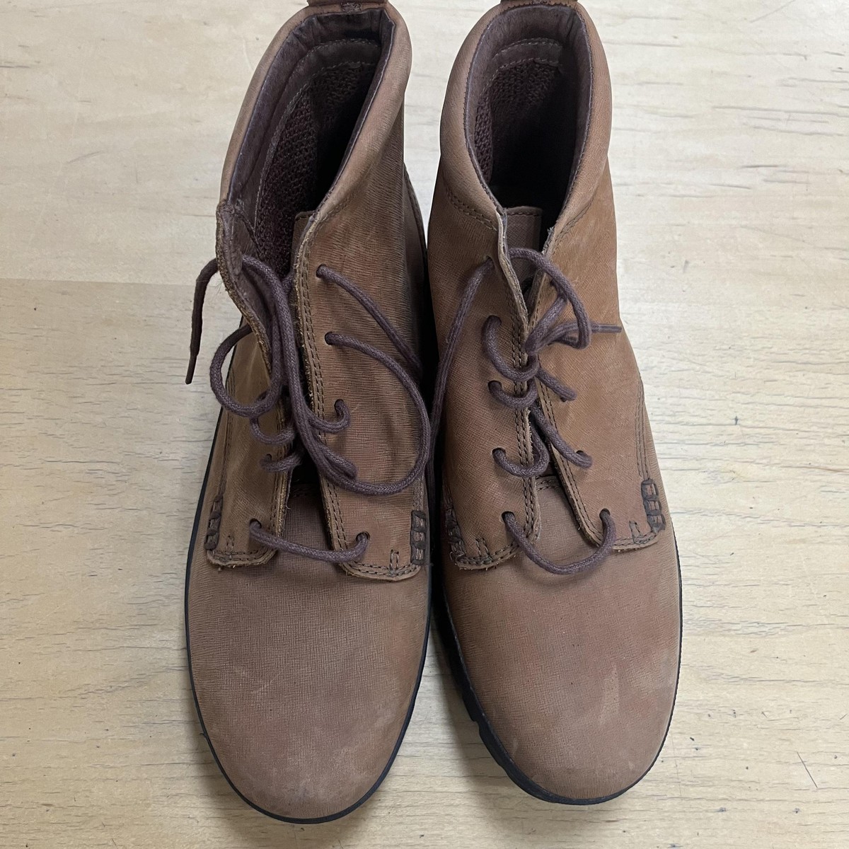 Timberland Chukka Boots Mens Size 9 Brown Leather Moc Toe Lug Lace Up 84501 Men main image 4