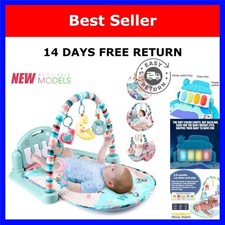 Baby Play Gym Activity Mat Piano Music Tummy Time Crawling Blanket