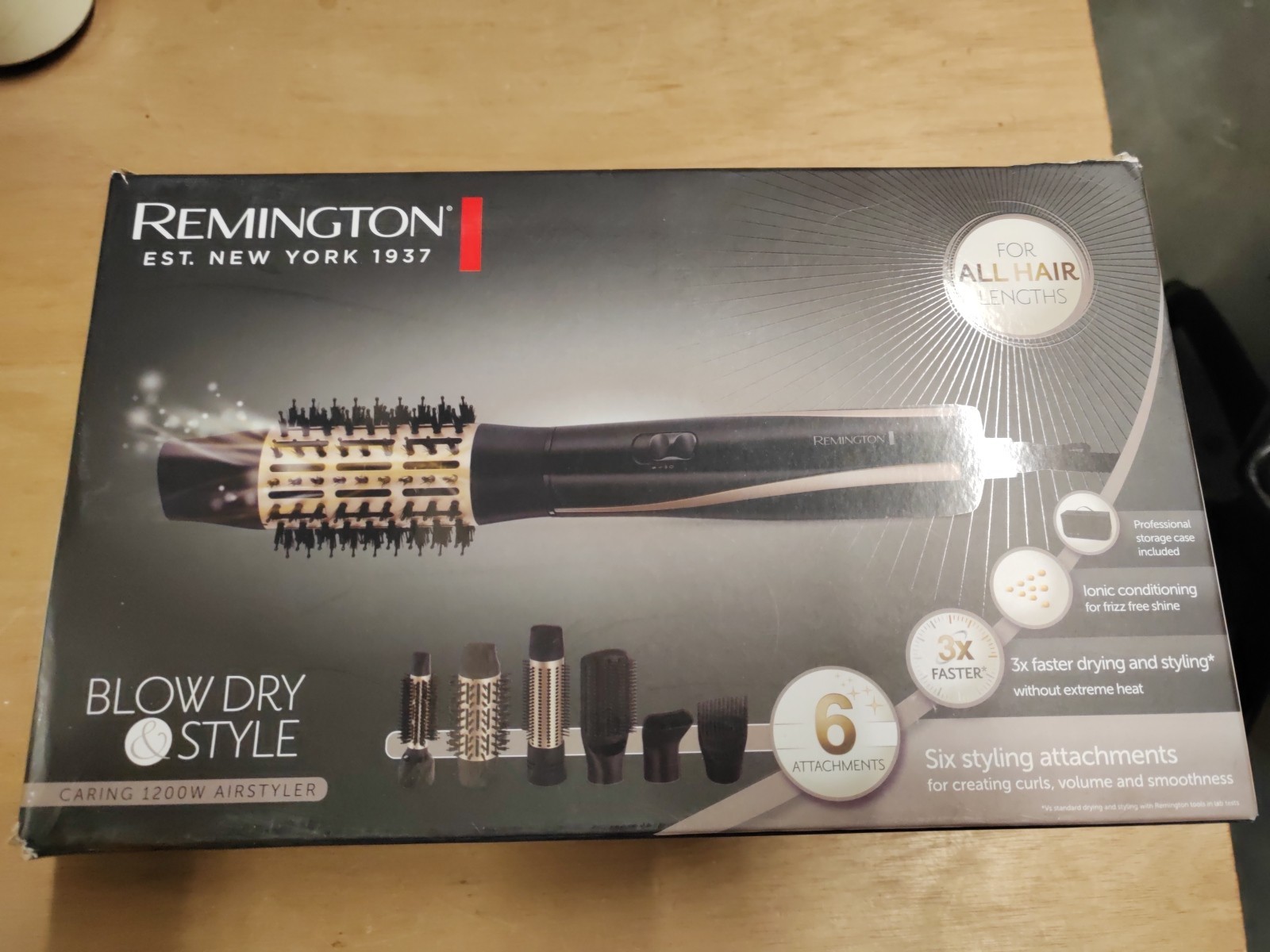 Remington Blow & Dry  Air Styler - Hair Dryer, Hot Brush, Hair Curler AS7700