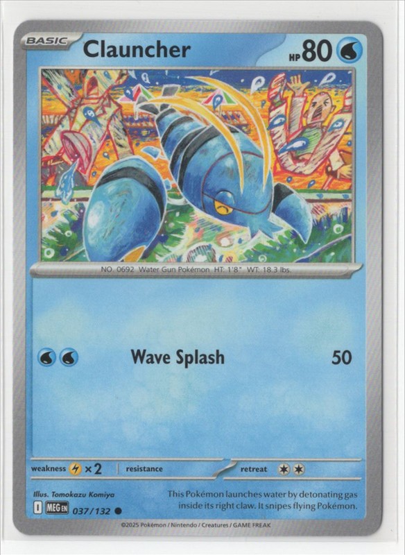 Pokemon Mega Evolution - 037/132 Clauncher