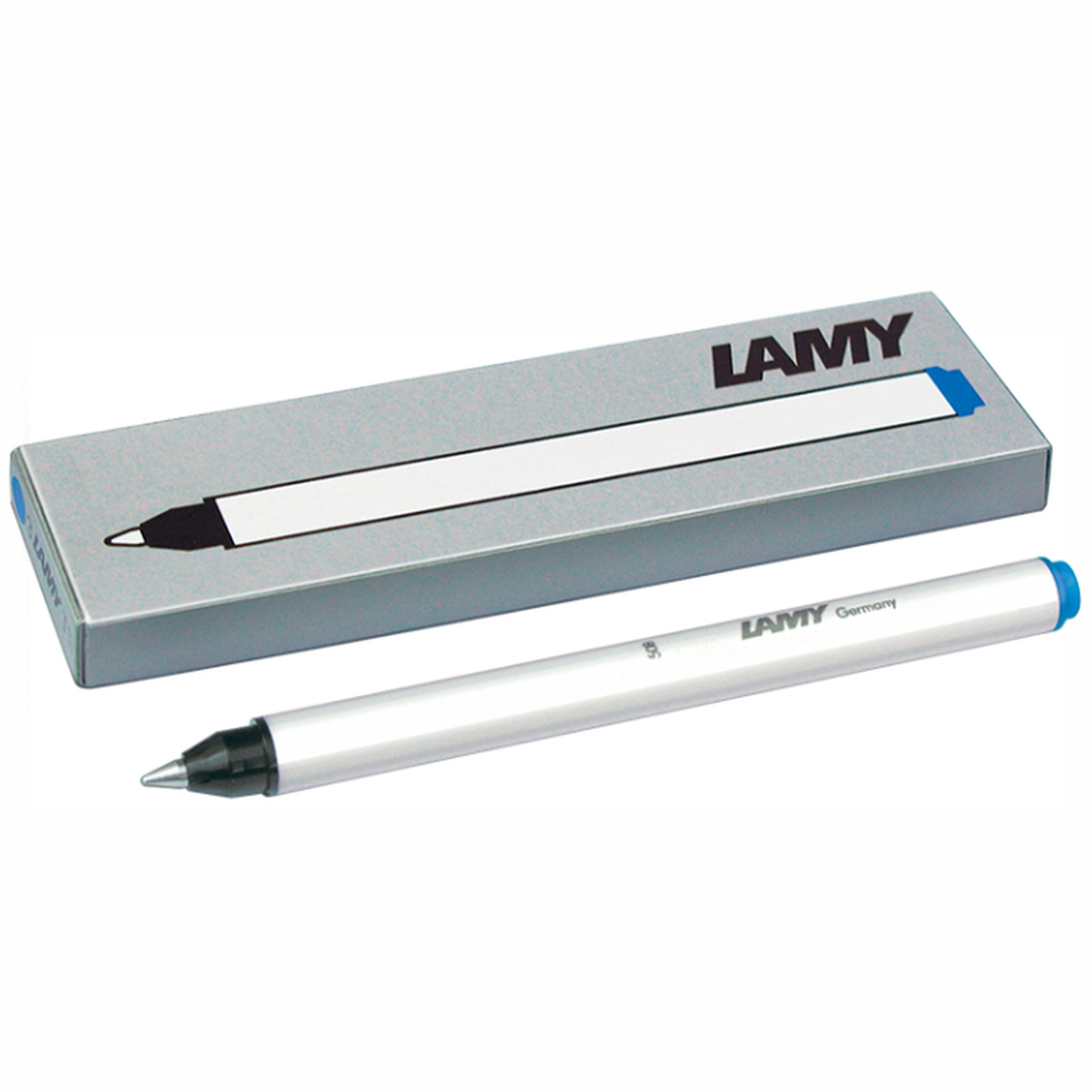 LAMY T11 Rollerball Pen Refill - Blue Ink - Single Pack (3 Cartridges)