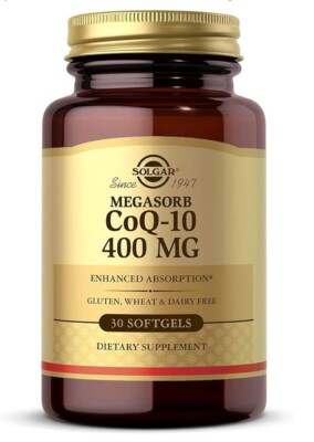Megasorb CoQ-10, 400 mg, 30 Softgels EXP 2027