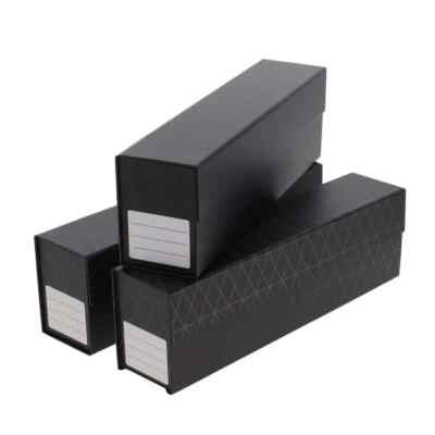 (3-Pack) BCW Quick Fold Card Boxes - Stores Card Holders Toploaders Magnetic Lid