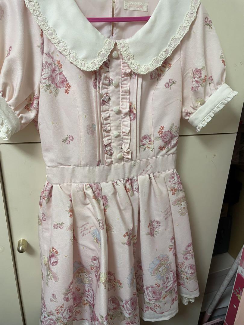 🌸Liz Lisa My Melo One Piece Pink Liz Melo Floral Pattern 🌸Liz Lisa My Melo One Piece Pink Liz Melo Floral Pattern