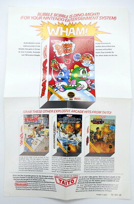 Hudson Soft Nes Poster Insert HUD-NES-US