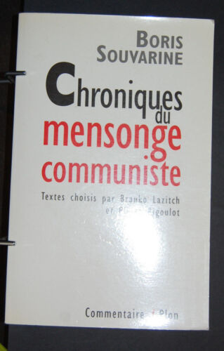 Chroniques du mensonge communiste, Boris Souvarine - Bild 1 von 1