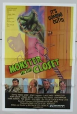 MONSTER IN THE CLOSET ORIGINAL 27X41 FOLDED MOVIE POSTER 1986 DONALD GRANT