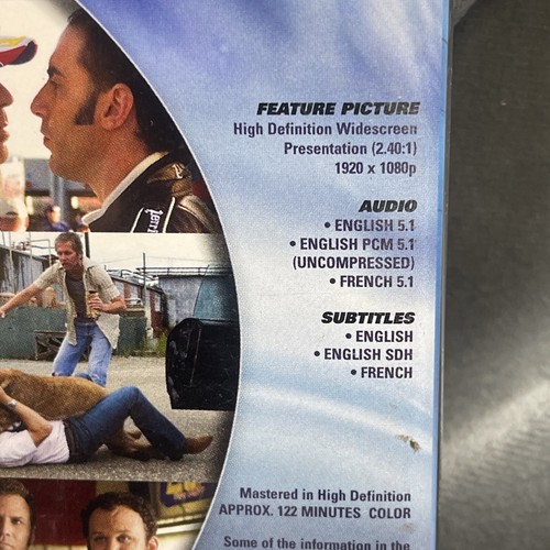 Talladega Nights The Ballad of Ricky Bobby Blu-ray Will Ferrell Unrated Movie - 第 5/11 張圖片