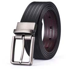  Casual Men's Genuine Leather Whole Cowhide Waistband Waist Strap Jeans Belts