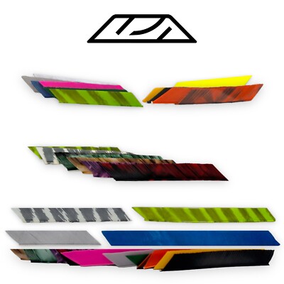13pk Turkey Feather Fletches  ''Low-Profile'' (9mm) choose Length (5-11cm) + Color