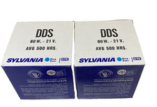DDS Sylvania GTE Projector Bulbs used for Stage Studio A/V Lamps NOS. Lot of 2