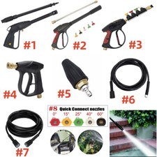 High Pressure Washer Gun Power Washer Spray Gun Car Jet Wash Lance 5M Hose Kit