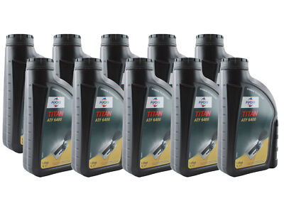 Fuchs 10 Liter TITAN ATF 6400 Transmission Fluid Red 10 x 1L for Acura BMW Ford