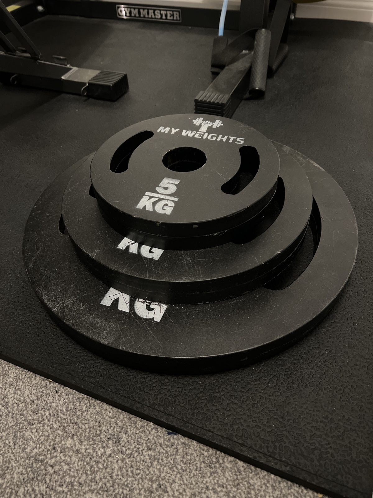 Olympic barbell weights set = 70kg eBay