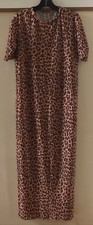 ZARA WOMEN CHEETAH/ LEOPARD STRETCHY CRINKLED DRESS SZ M NEW