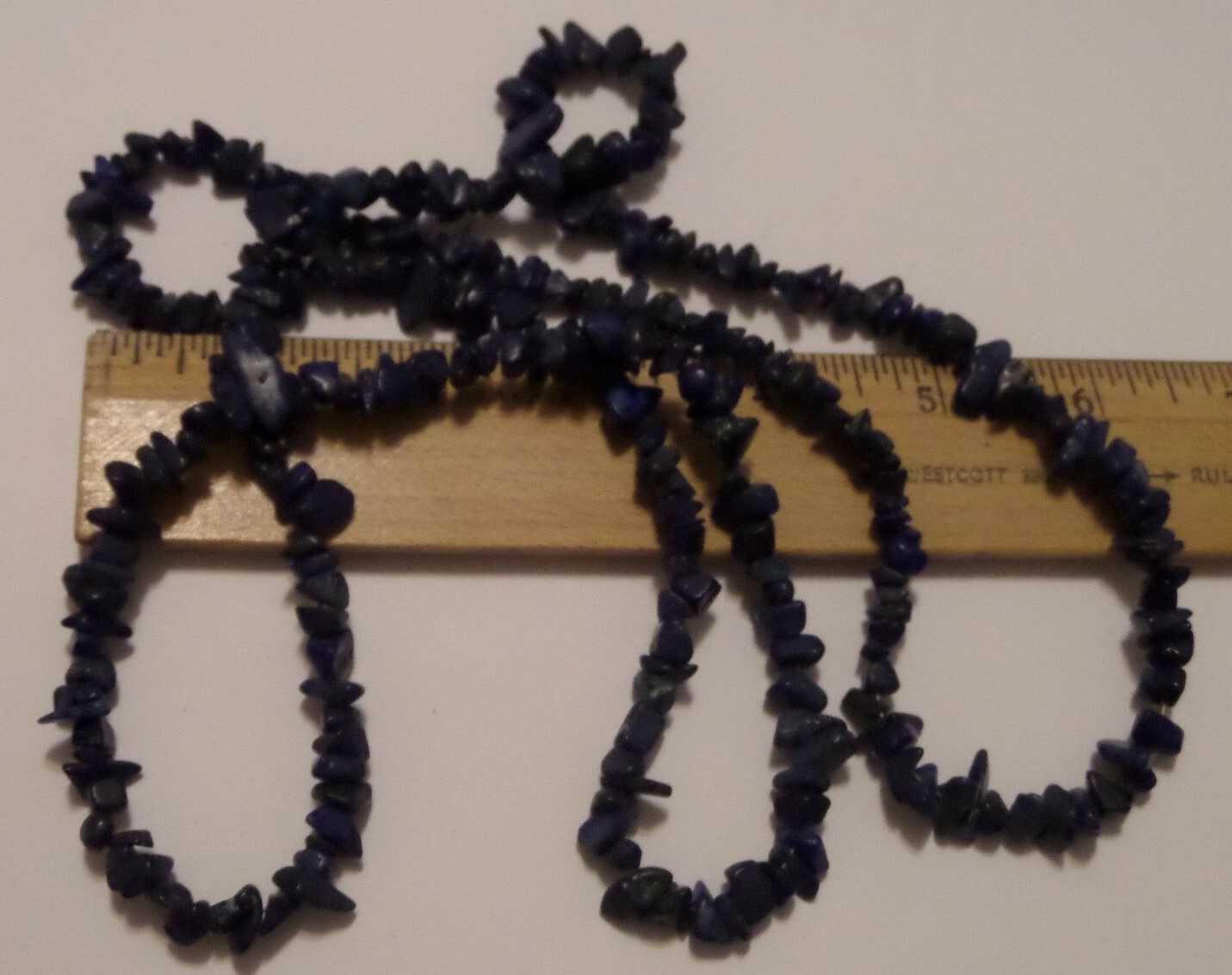 AMY KAHN RUSSELL STATEMENTS LAPIS LAZULI 40" CHIP… - image 7