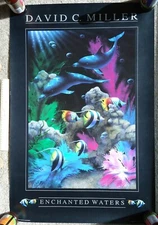 Enchanted Waters by David C. Miller Print 24X36 no date