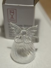 Glittery Glass Angel By Heaven Sends - 8cm