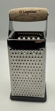 Legnoart Cheese Grater Wooden Handle Stainless Steel 8.75" barely used