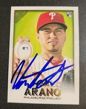 Victor Arano Autograph Signed 2018 Topps Gallery RC Philadelphia Phillies