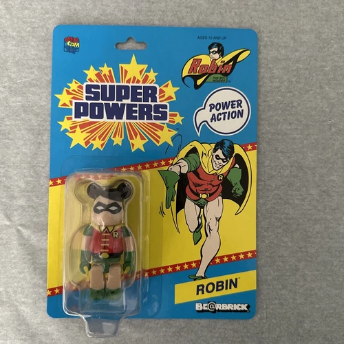 2012 SDCC DC ROBIN BEARBRICK FIGURE MEDICOM  SUPER POWERS NEW SEALED