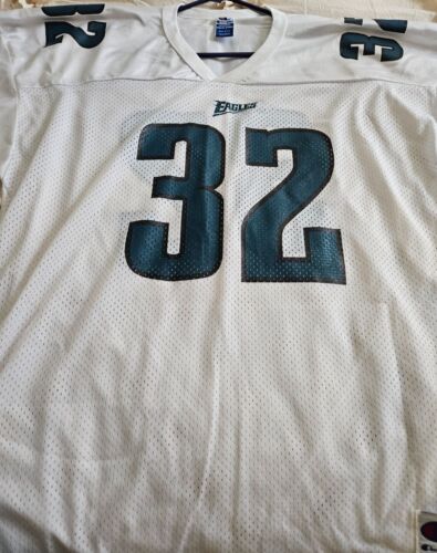 Ricky Watters #32 Eagles Champion Authentic size 52 White Jersey