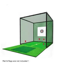 9.8ft Golf Practice Net Foldable Golf Hitting Training Cage Target with Sponge