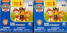 Nickelodeon Paw Patrol Series 1 Mini Figures Blind Box Lot of 2 NEW