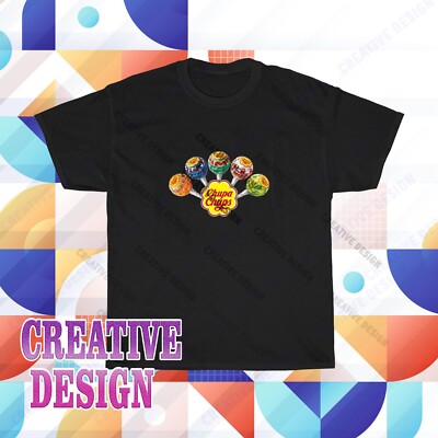 Chupa Chups Logo T- Shirt Funny Size S to 5XL