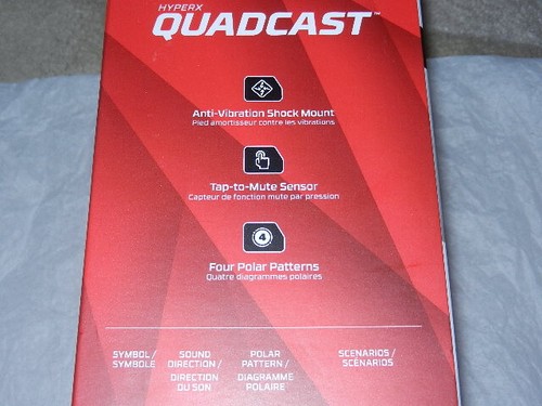 Nuevo HyperX QuadCast USB Streaming Micrófono PC MAC PS5 PS4 Quad Cast Hyper X - Imagen 7 de 10