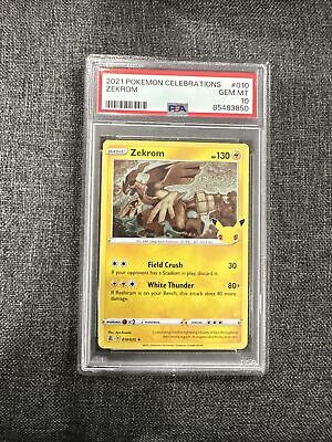 Zekrom 010/025 PSA 10 - Holo Rare Card Pokemon TCG 25th Zekrom 010/025 PSA 10 - Holo Rare Card Pokemon TCG 25th