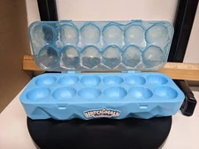 Hatchimals CollEGGtibles Empty Egg Carton Toy Storage Case Blue Easter