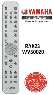 New Yamaha RAX23 WV50020 Audio Receiver Remote Control fits R-S300 R-S300BL